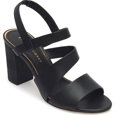 Etienne Aigner Lane Block Heel Sandal, Black