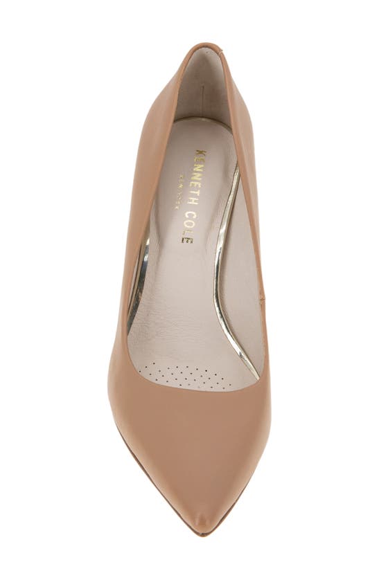 Kenneth Cole Aundrea Pointed Toe Pump In Latte