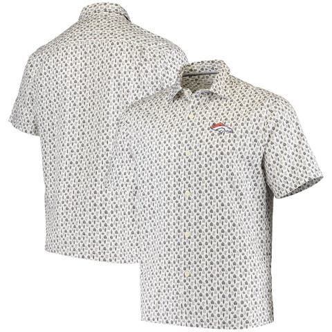 Men's Tommy Bahama Navy New England Patriots Aqua Lush Full-Button Shirt