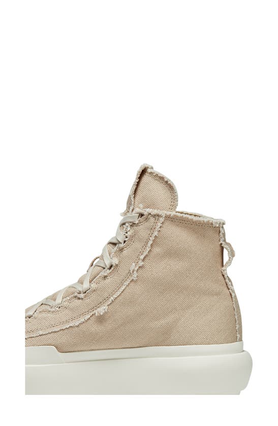 Shop Y-3 Nizza High Top Sneaker In White/ Sand