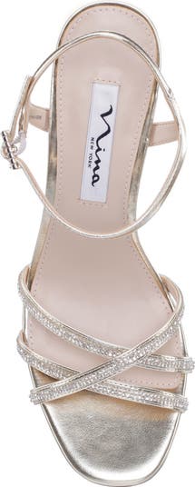 Bobby Embellished Ankle Strap Sandal
