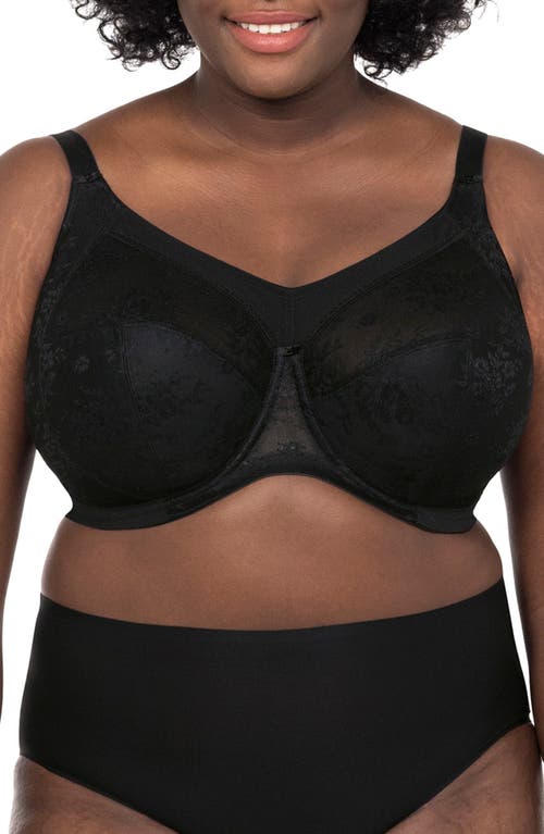 Verity Underwire Full Figure Bra in Black