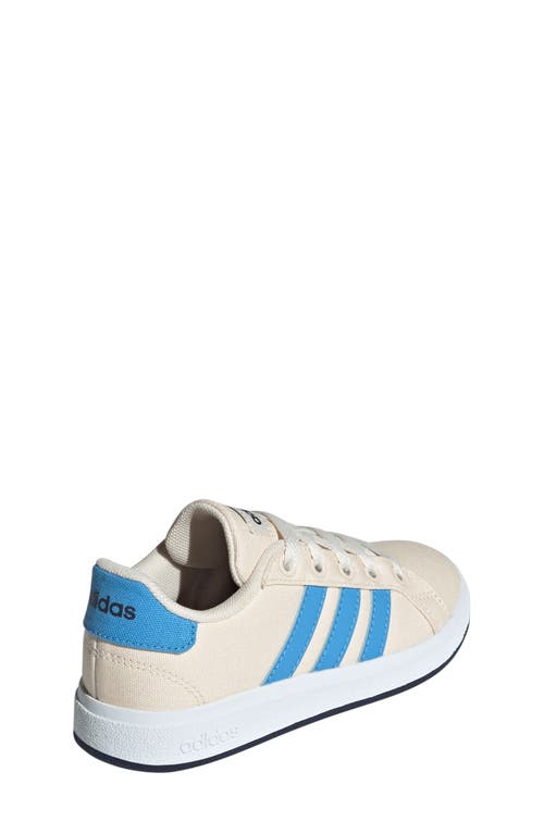 Shop Adidas Originals Adidas Kids' Grand Court 2.0 Sneaker In White/blue/navy