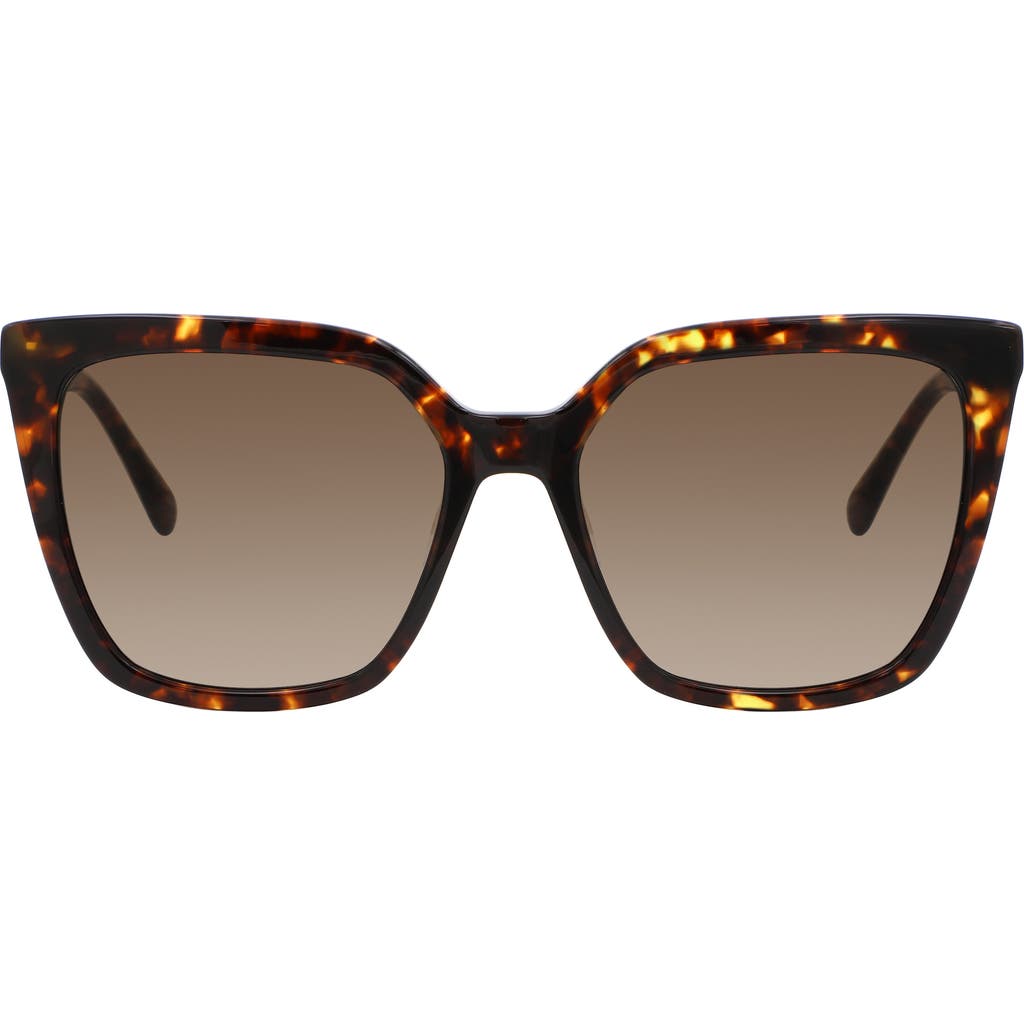 KATE SPADE KATE SPADE NEW YORK MARLOWE 55MM GRADIENT SQUARE SUNGLASSES
