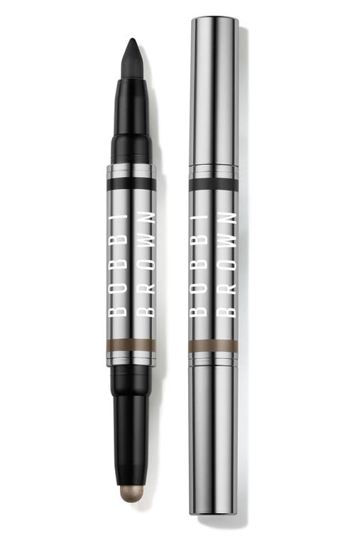 Shop Bobbi Brown Long-wear Cream Eyeshadow & Kohl Eyeliner In Pewter/black Velvet