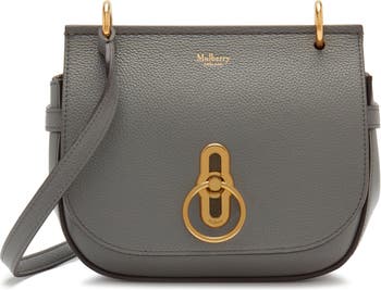Mulberry Small Amberley Crossbody In Black Soft Printed Croc