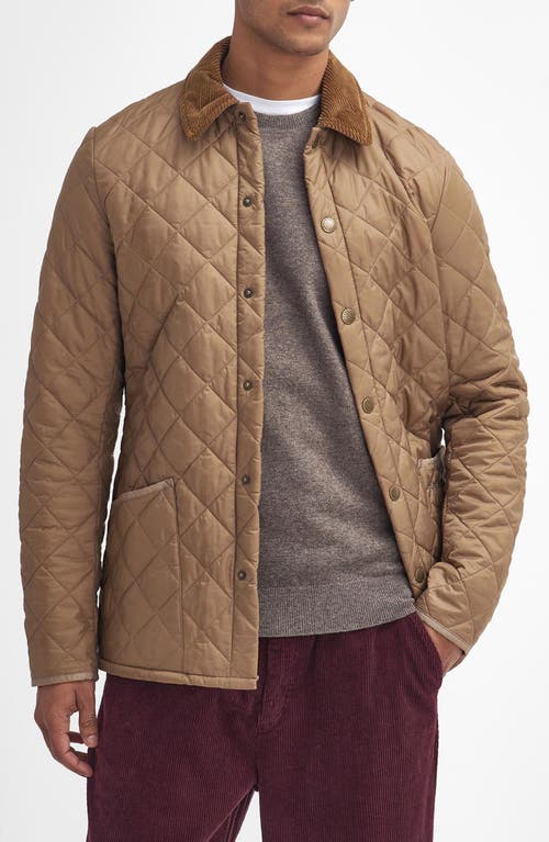 Shop Barbour Heritage Liddesdale Quilted Jacket In Sandstone