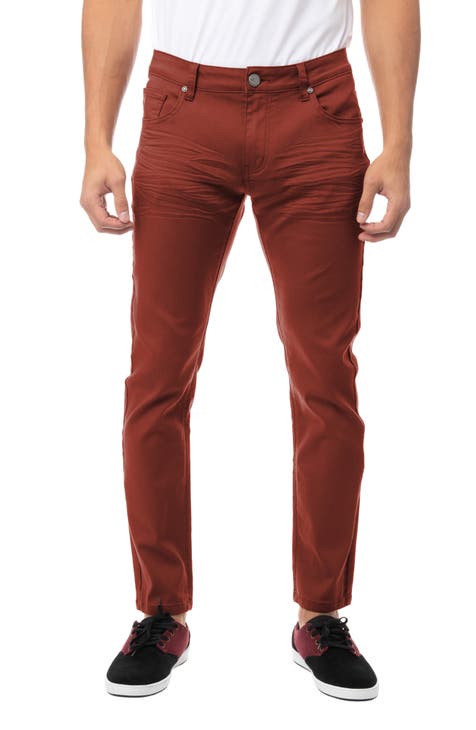 Men Red Jeans