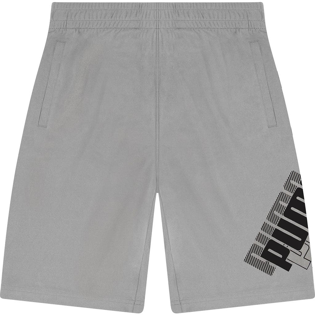 Puma Kids' Power Pack Essential Shorts In Gray