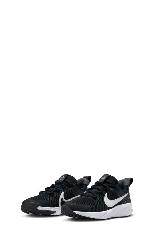 Shop Nike Kids' Star Runner 4 Nn Gs Sneaker In Black/white/anthracite