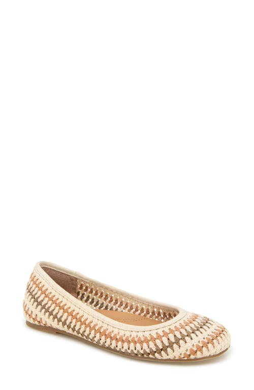 GENTLE SOULS BY KENNETH COLE Mable Macramé Flat Tan Multi Fabric at Nordstrom,