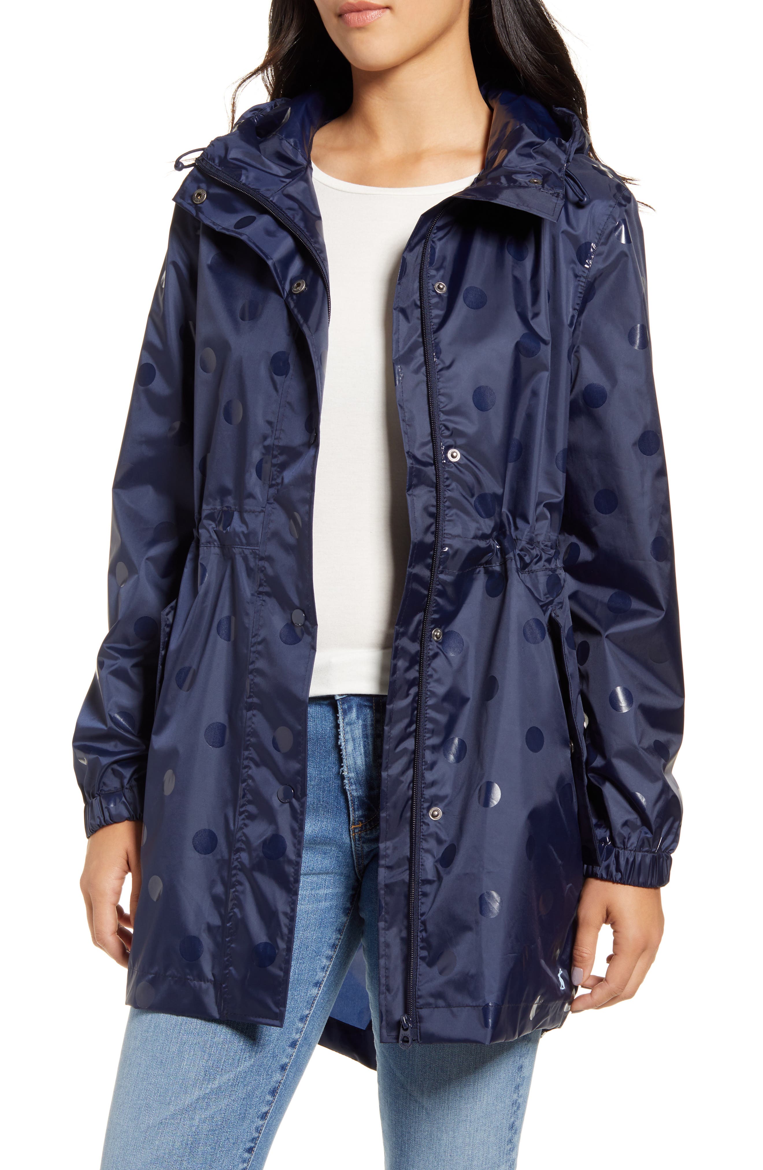 waterproof hooded rain mac