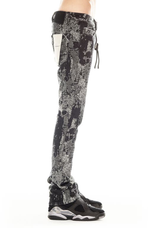 Cult Of Individuality Lenny Bootcut Jeans In Digi Black