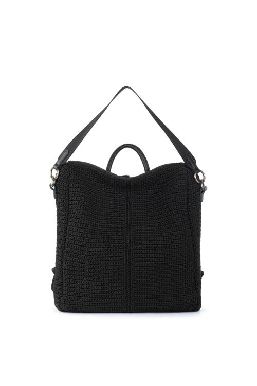 The Sak Women's Los Feliz Crochet Backpack In Black Crochet