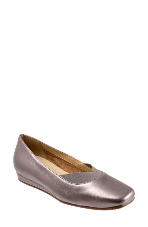 SoftWalk Vianna Flat Pewter at Nordstrom,