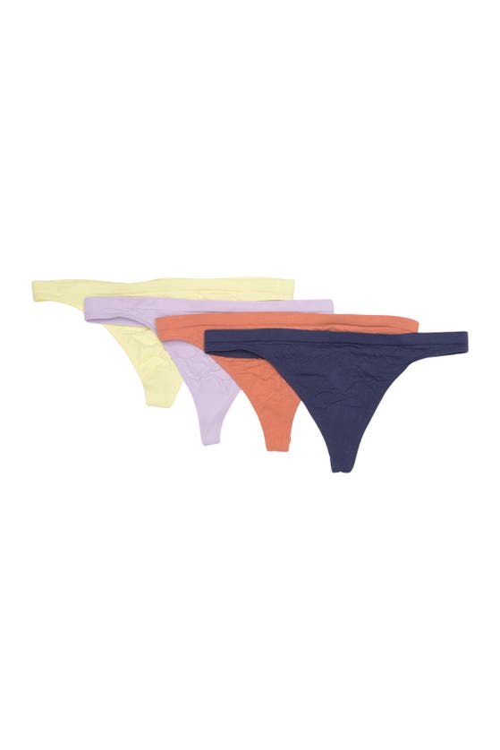 Shop Honeydew Intimates Keagan Thong Panties In Jasper/dreamer/mineral/flash