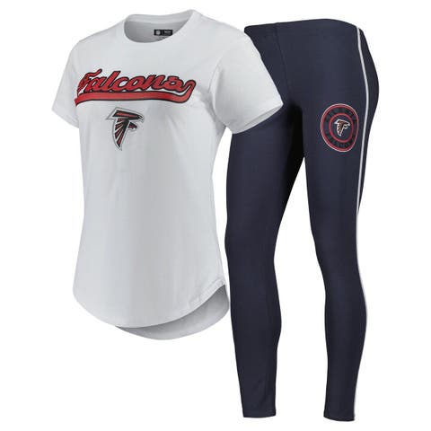 Women's Concepts Sport White/Charcoal New York Giants Sonata T-Shirt & Leggings  Sleep Set