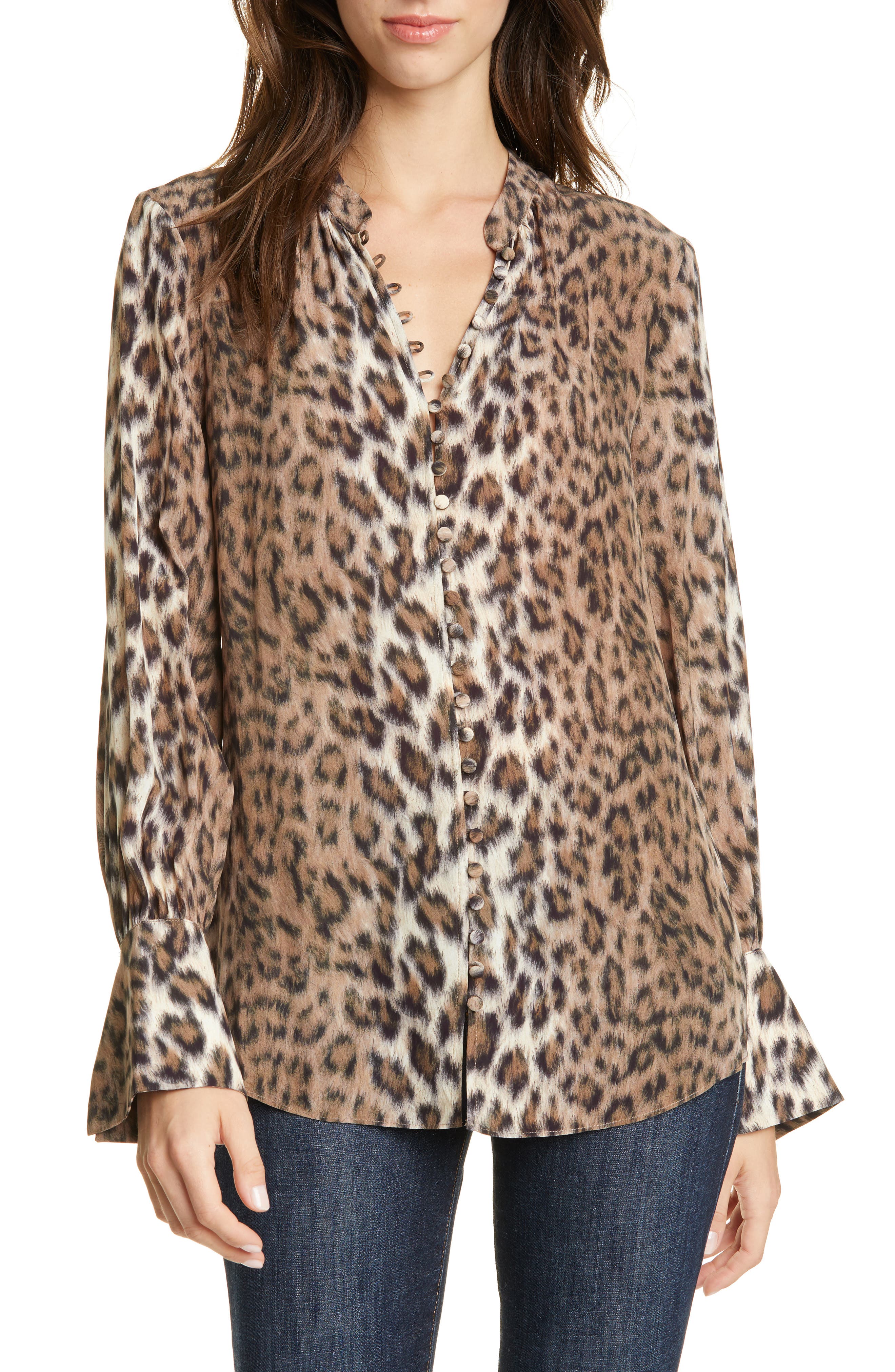 Joie Tariana Leopard Blouse | Nordstrom