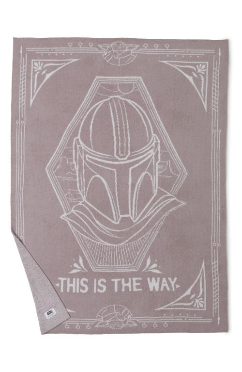 Barefoot Dreams ® X Star Wars™ Cozychic™ Mandalorian Throw Blanket In Taupe-moonlight