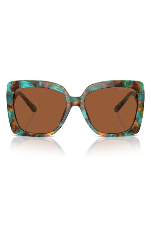 Michael Kors Nice 57mm Square Sunglasses in Teal at Nordstrom