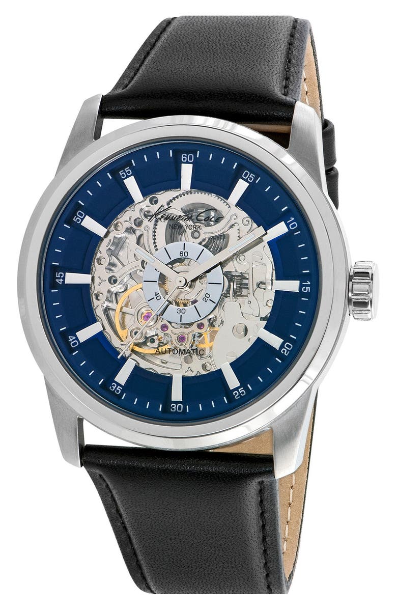 Kenneth Cole New York Round Automatic Watch, 44mm | Nordstrom