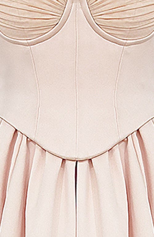 House Of Cb Perfect Midi Dress In Tender Peach