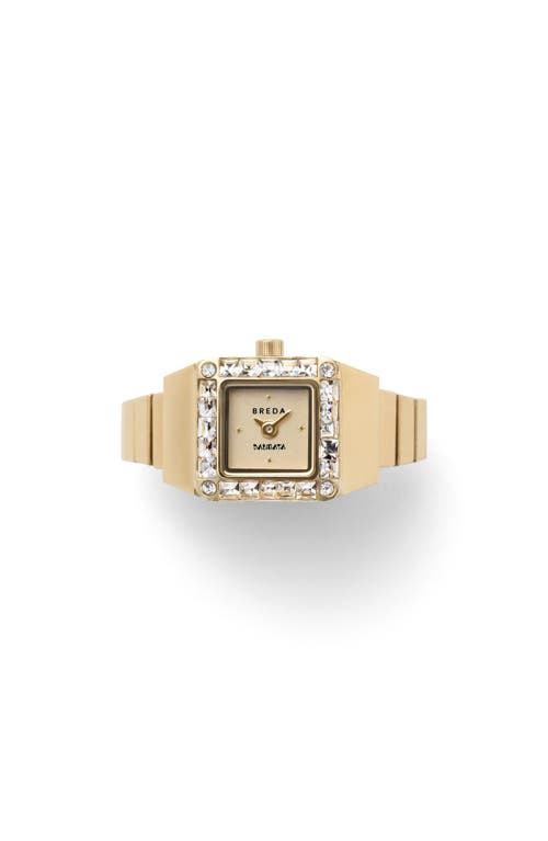 x DALMATA Ring Watch in Gold