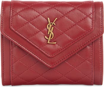 GABY COSMETIC POUCH IN QUILTED LEATHER, Saint Laurent
