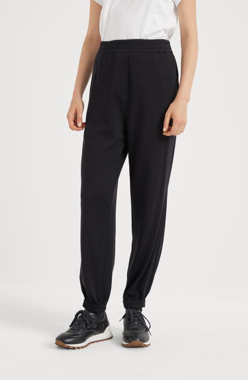 Shop Brunello Cucinelli Track Trousers In Black