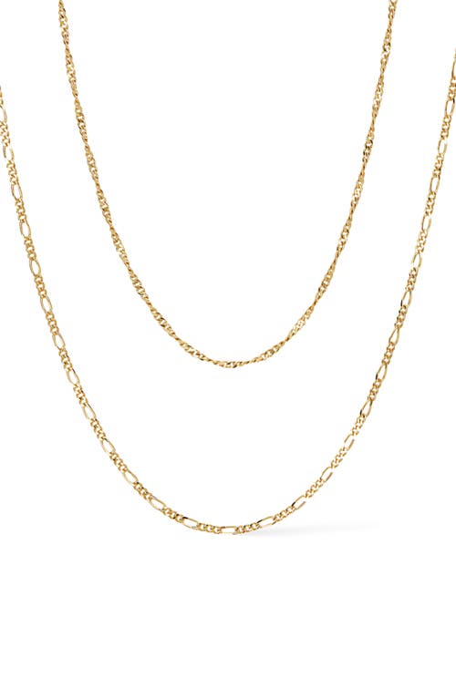 Shop Ana Luisa Vintage Necklace Set In Gold