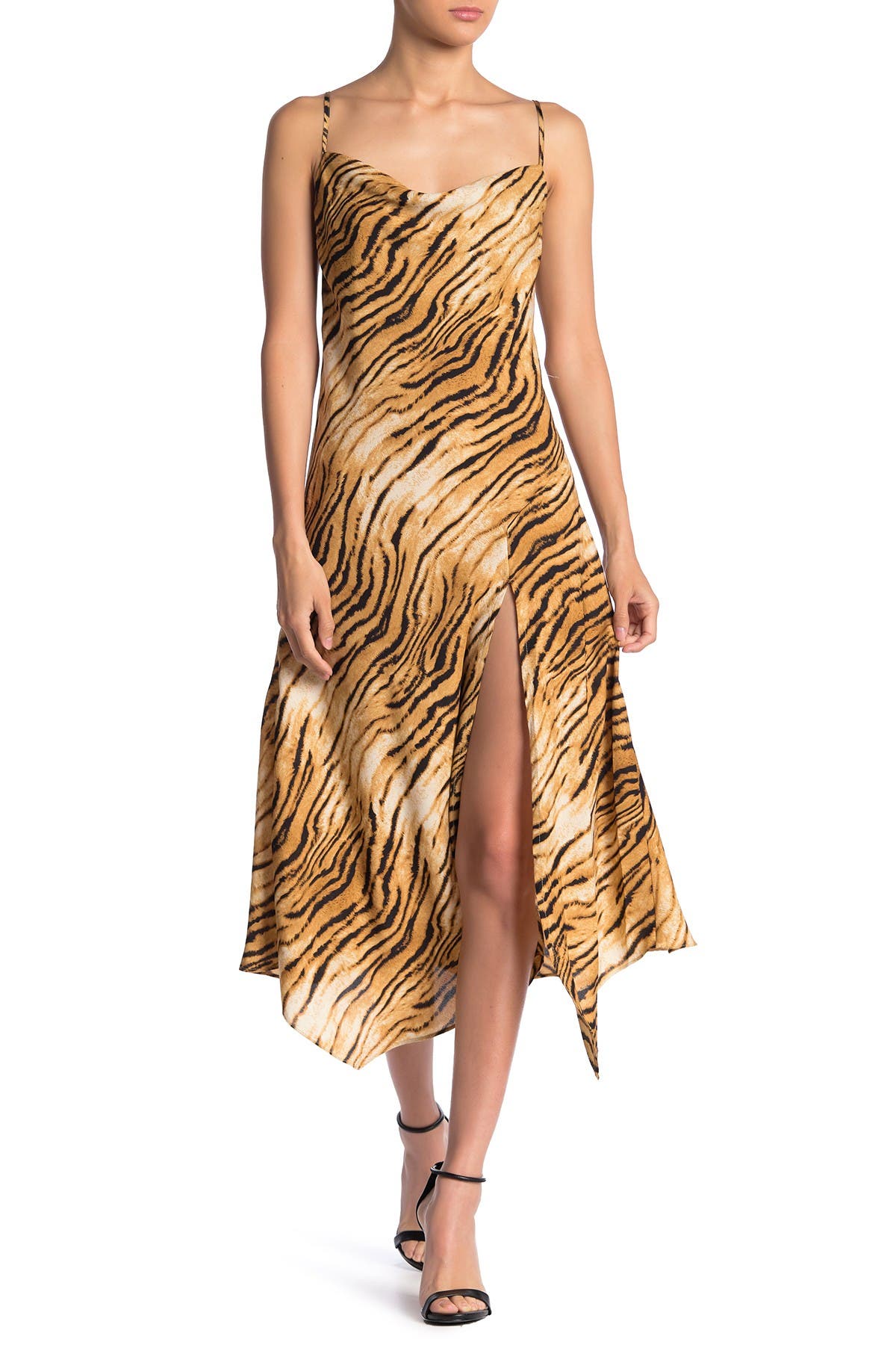 next tiger print dress