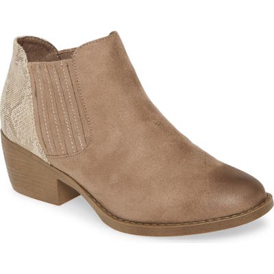 Bc Footwear Preach Vegan Bootie- Beige