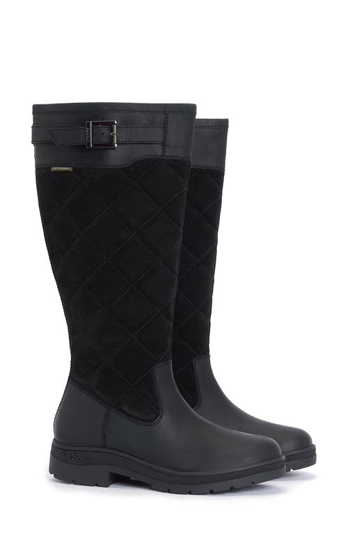 Shop Barbour Oak Waterproof Rain Boot In Black