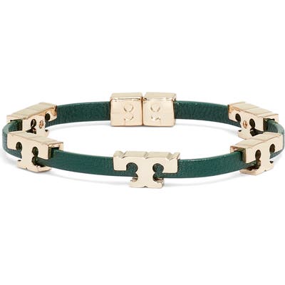 Tory Burch T-Logo Single Wrap Bracelet
