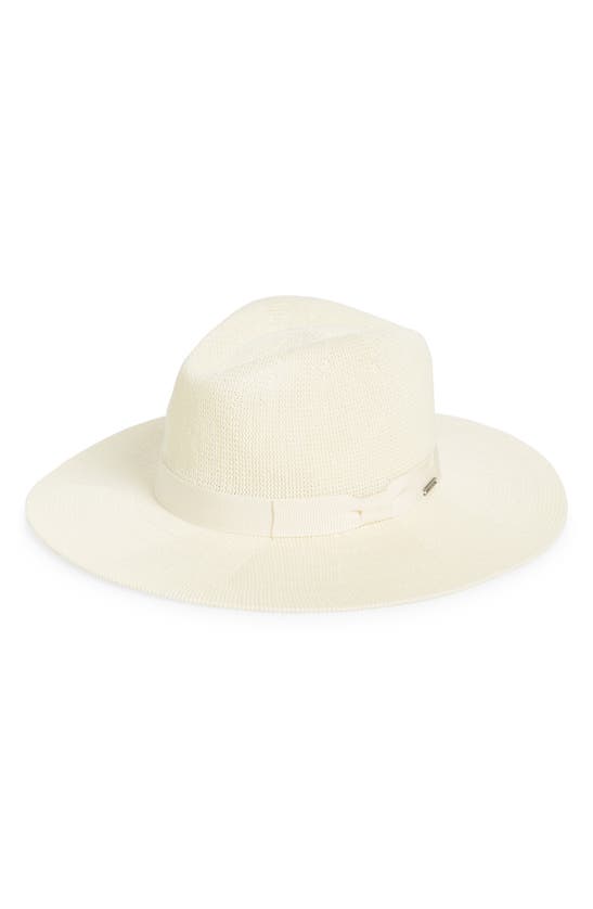 Shop Brixton Lyons Packable Fedora In Natural