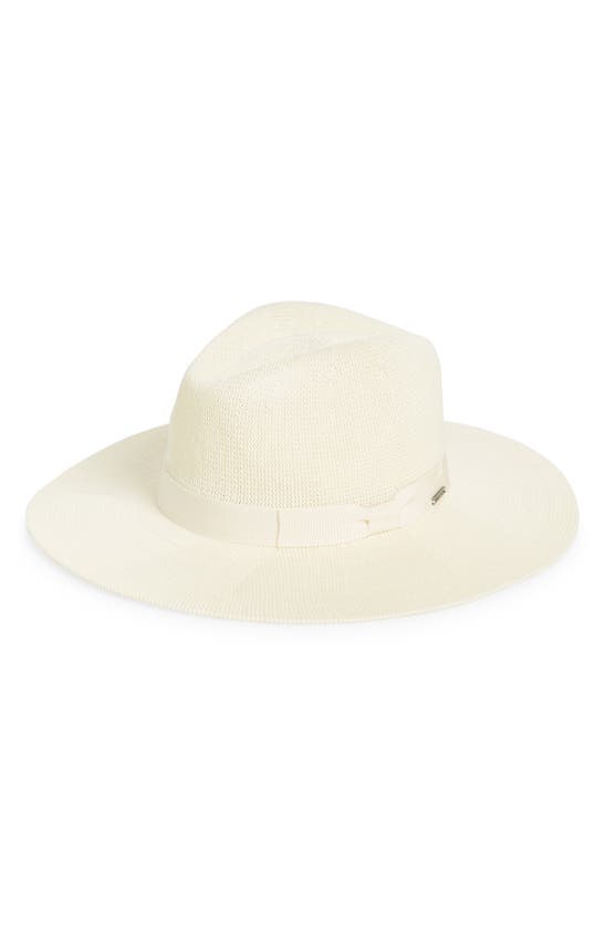 Brixton Lyons Packable Fedora In Natural