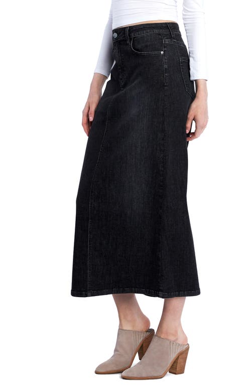 Shop Wash Lab Denim Perfect Denim Pencil Skirt In Perfect Grey