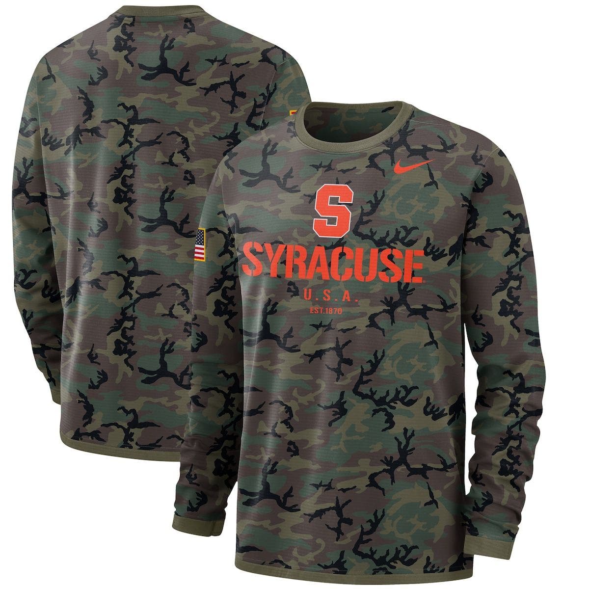 Nike Men's Nike Camo Syracuse Orange 