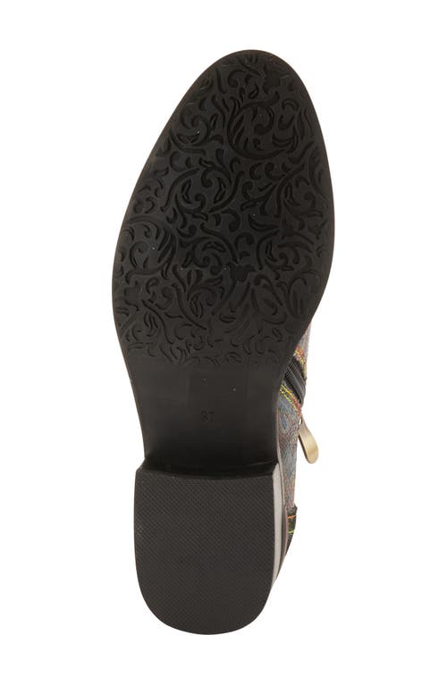 L'artiste By Spring Step Georgiana Scope Bootie In Olive Multi