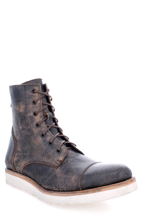 Bed Stu Protege Light Lace-Up Boot in Black Lux