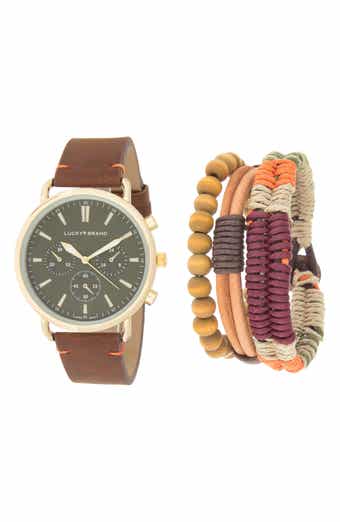 Lucky brand 2025 leather bracelet