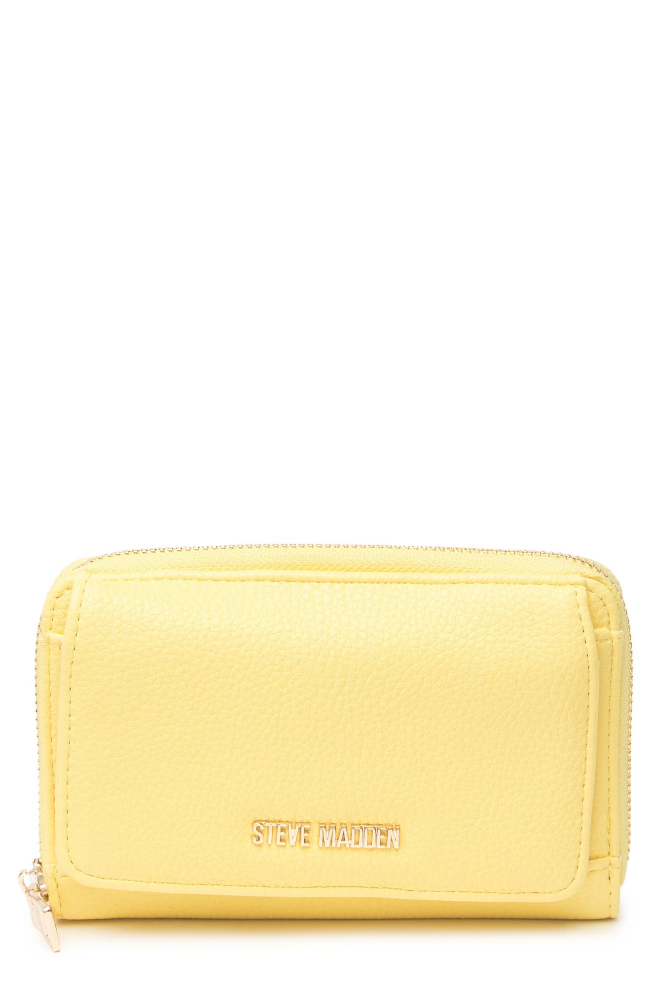 steve madden yellow wallet