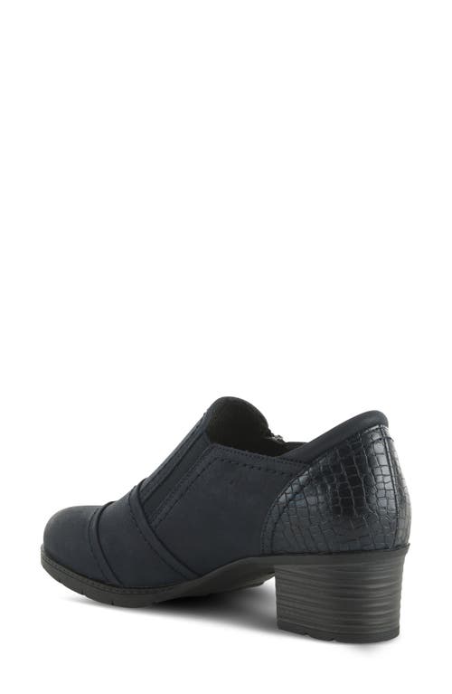 Spring Step Ellena Water Resistant Bootie In Navy