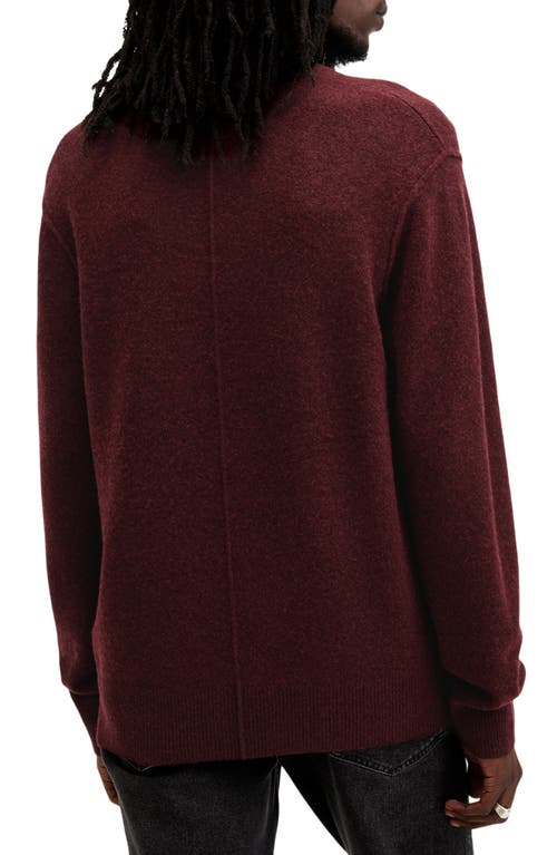 Shop Allsaints Patern Crewneck Sweater In Mars Red