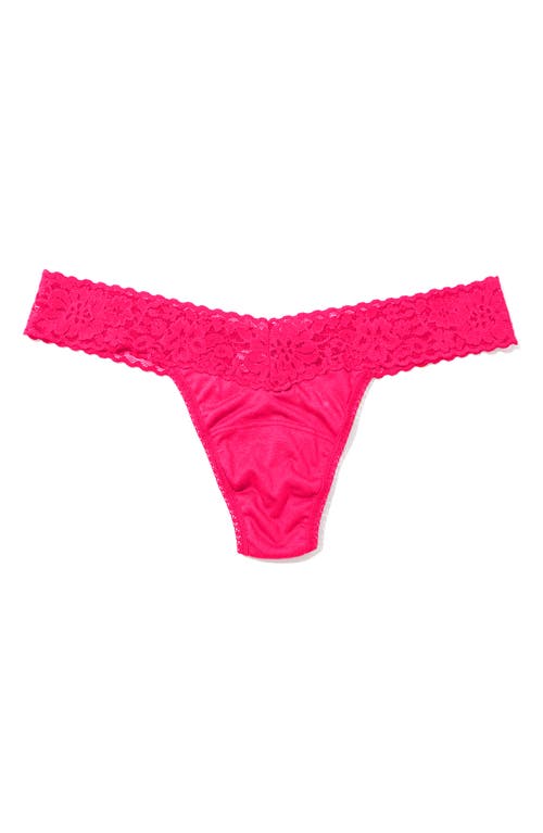 Hanky Panky Dream Low Rise Thong In Pink