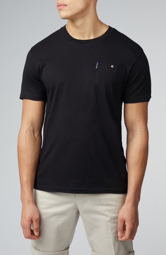Shop Ben Sherman Signature Pocket T-shirt In Black