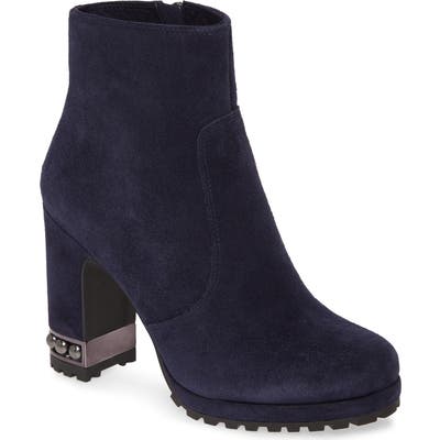 Karl Lagerfeld Paris Lenore Boot- Blue
