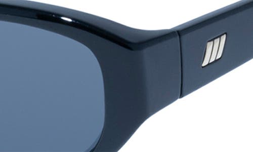 Shop Le Specs Don't Cha 56mm Oval Sunglasses In Black