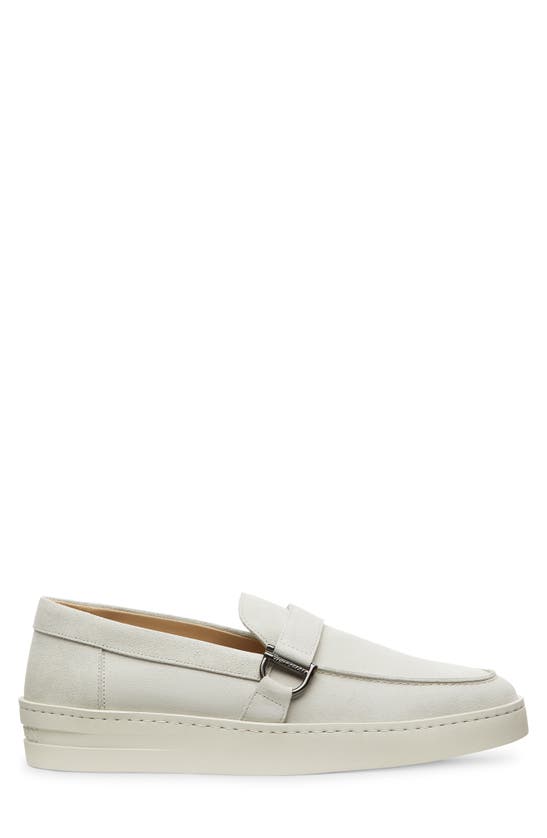 Shop Stuart Weitzman Hamptons Buckle Loafer In Ice