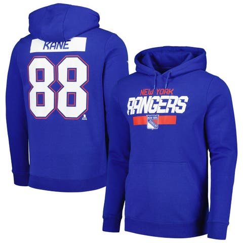 New York Rangers Levelwear Ruckus Quarter-Zip Pullover Hoodie - Black